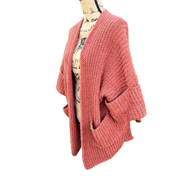 POL Oversized chunky sweater/ Rust color - Picture 2 of 5